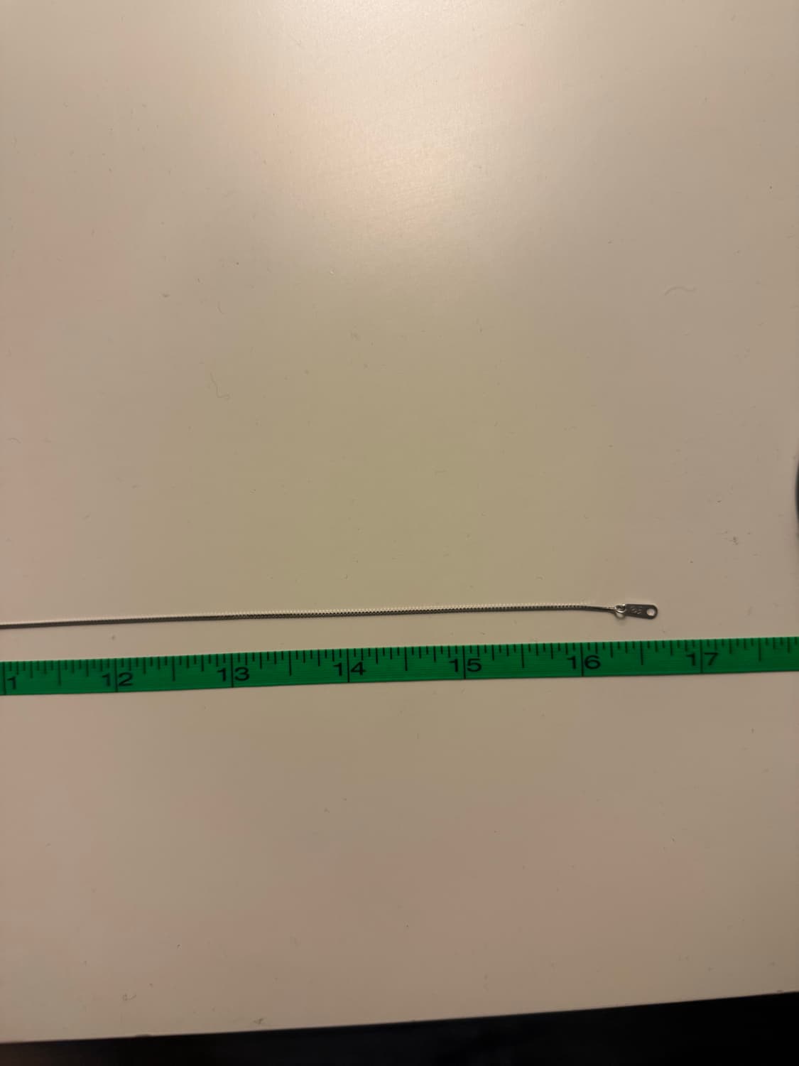 14k 화이트골드 박스체인 목걸이 상품이미지3