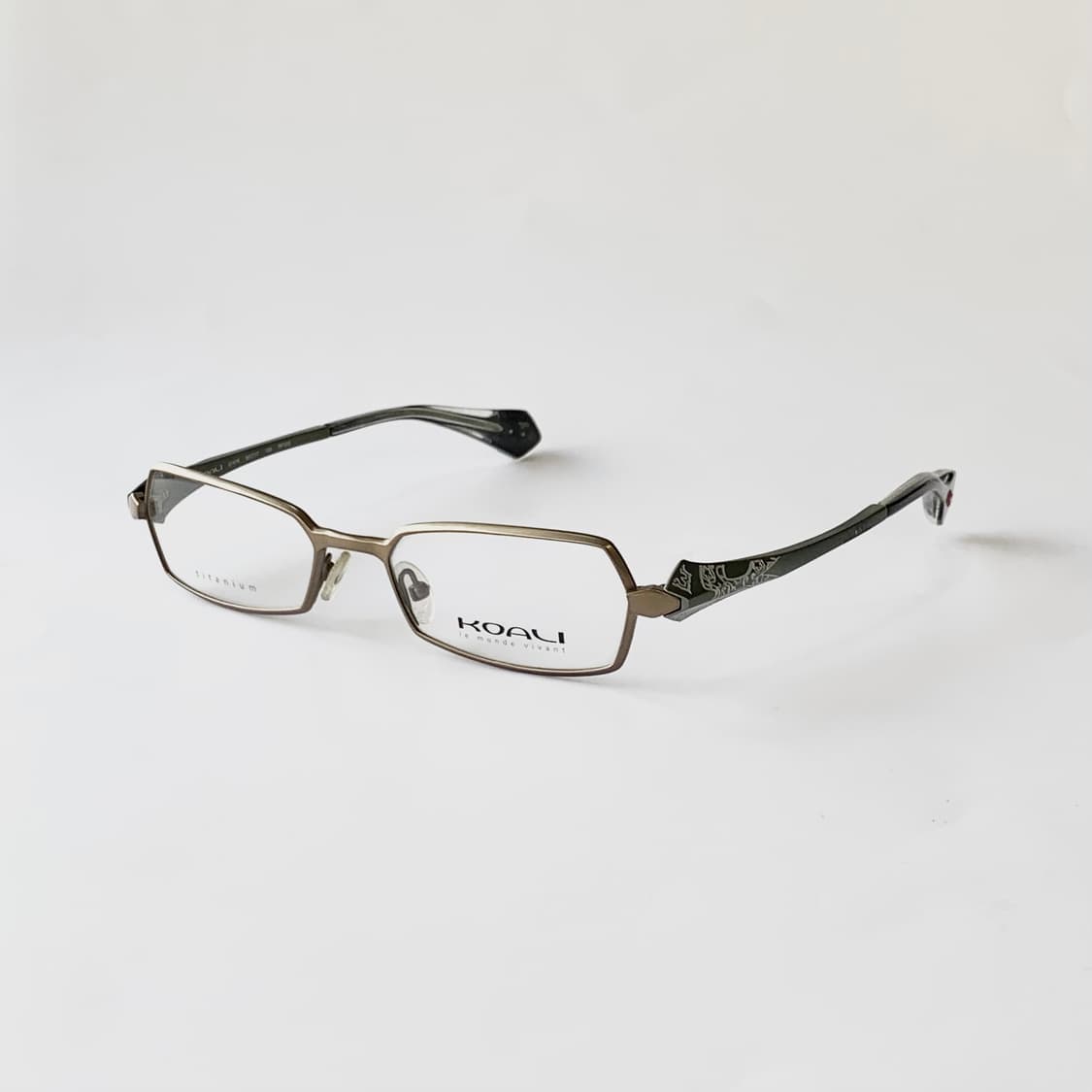 863 코아리 티타늄 데드스탁 빈티지 메탈 사각 슬림 프레임 남녀공용 상품이미지2