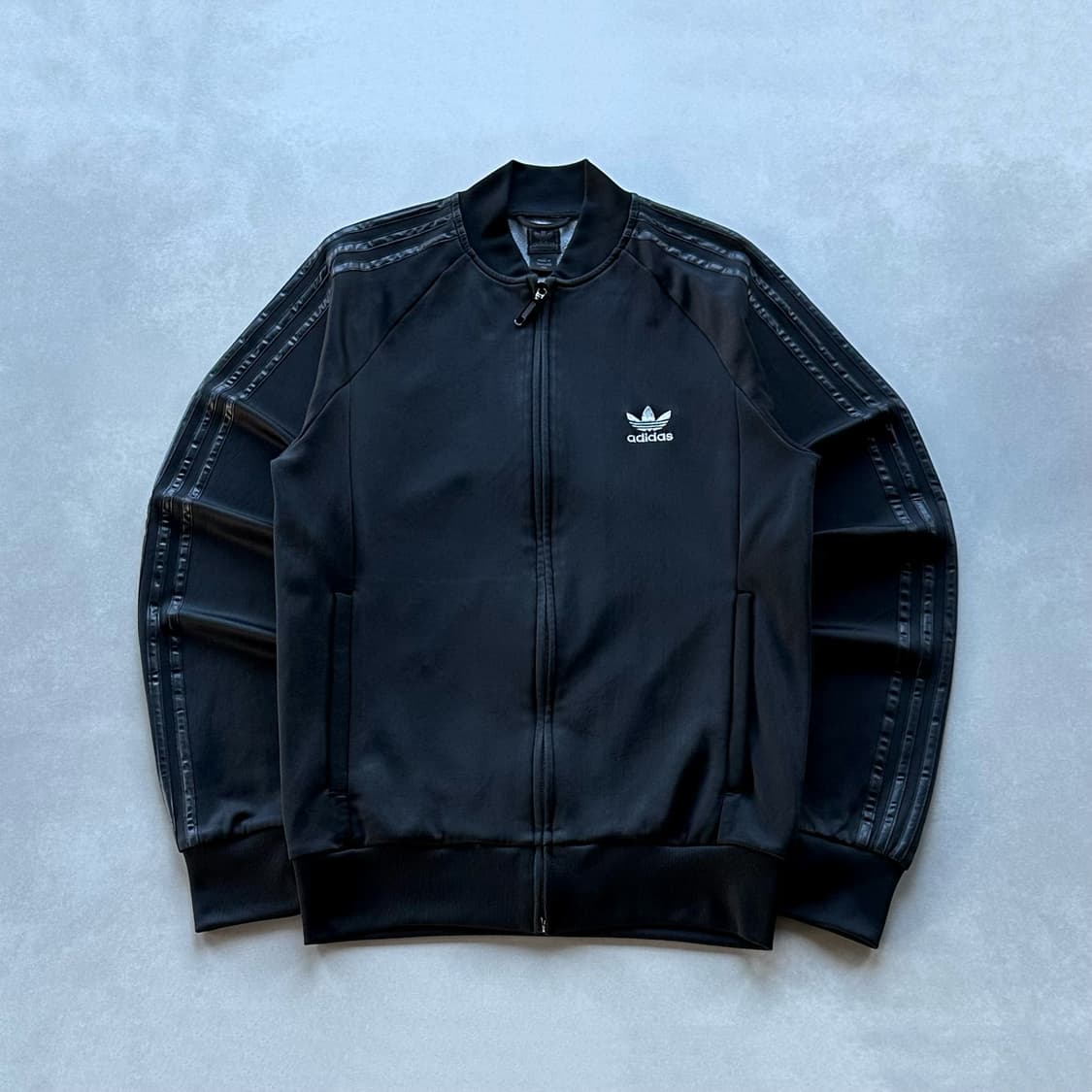 [L]아디다스 트레포일 실버 검실 트랙탑 져지 상품이미지1