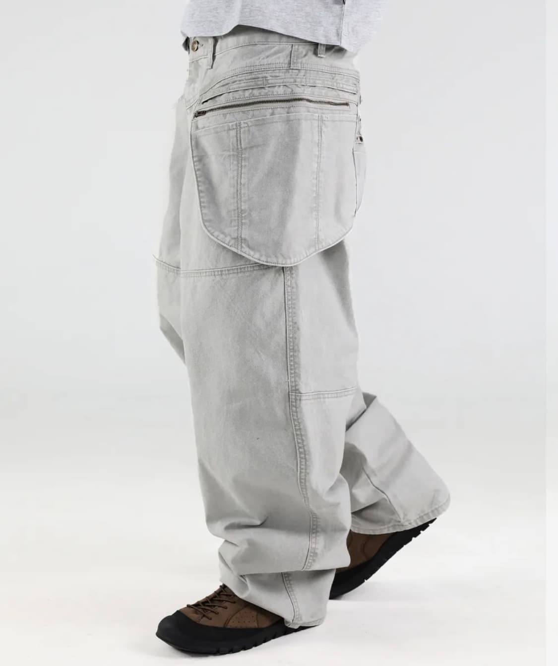 XP315 체어사이드 워크 코튼 팬츠 (GRAY)  상품이미지2