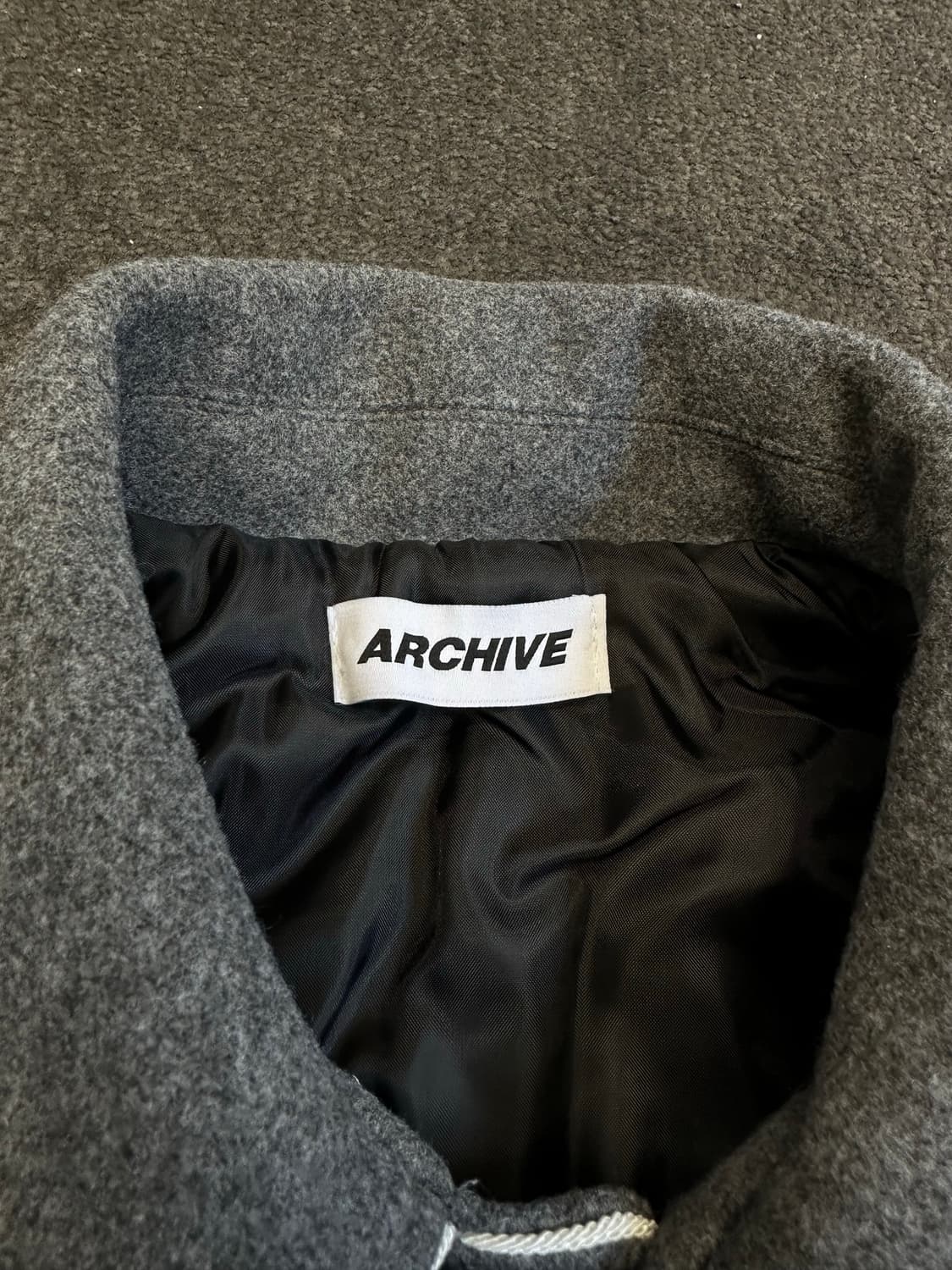 ARCHIVE 바시티 자켓 회색 M 상품이미지3