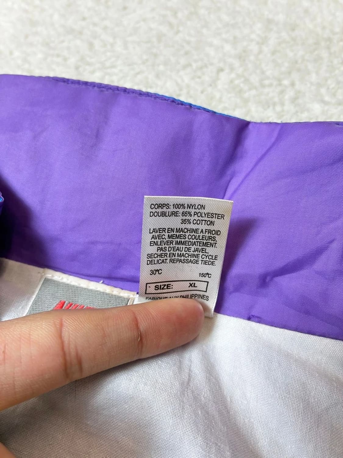 나이키 90's 올드스쿨 배색 빅로고 바람막이 자켓 PN6726    상품이미지9