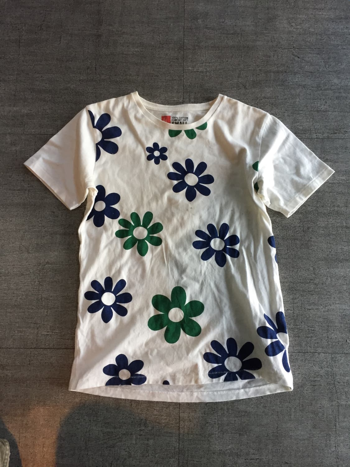 일본 Ceneral 핀터깔y2k 하구미모리걸 아방가르드 플라워 반팔티셔츠 상품이미지1