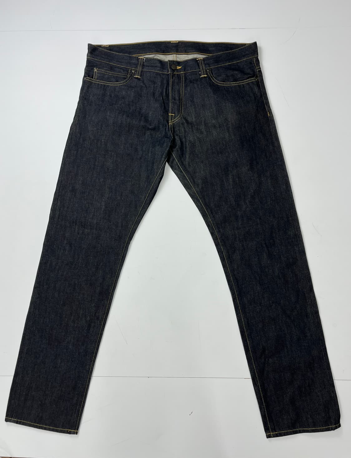 칼하트 옐로스티치 흑청 데님팬츠 36-32 상품이미지6