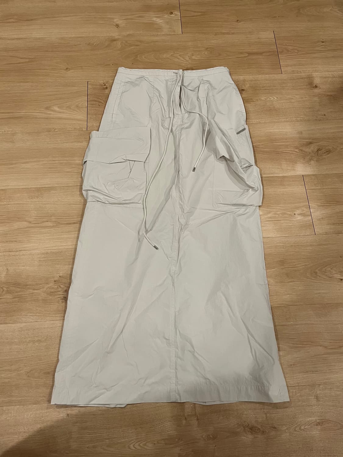 STUDIOTABLE 스튜디오테이블 카고 맥시 스커트 크림 상품이미지2