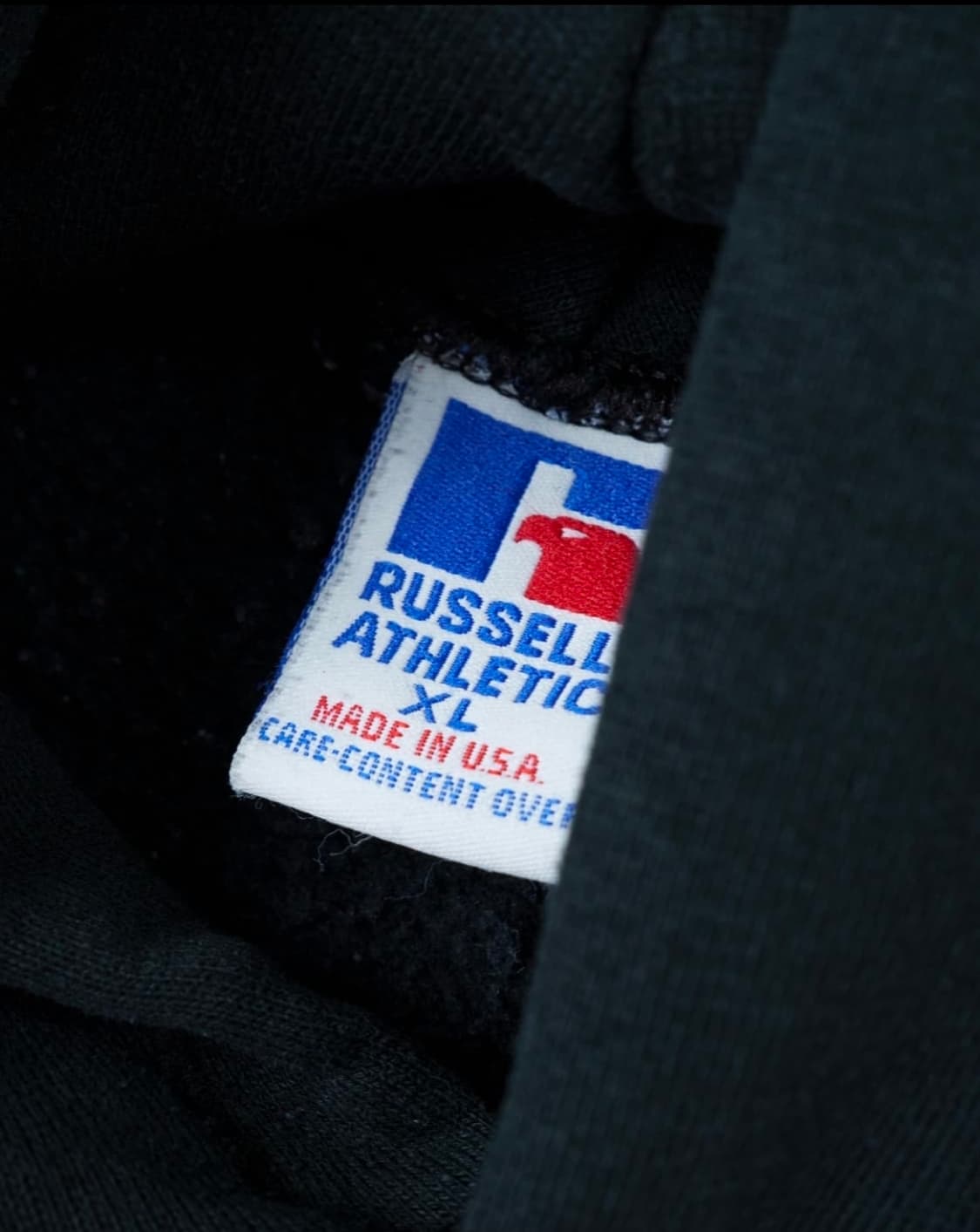 (XL) 러셀 애슬레틱 후디 스웻셔츠 블랙 상품이미지4