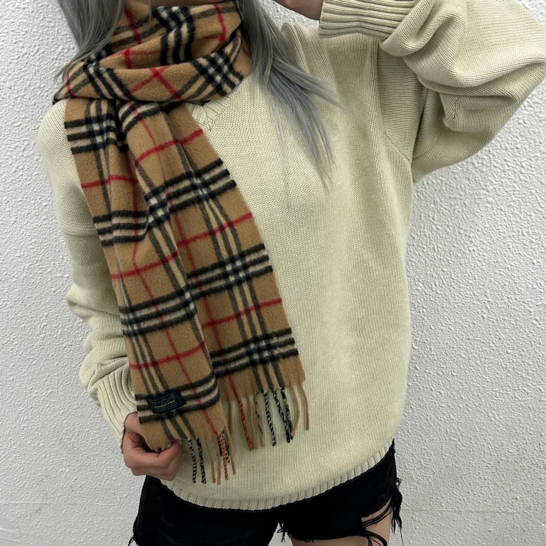 버버리 클래식 노바체크 캐시미어 머플러 상품이미지2
