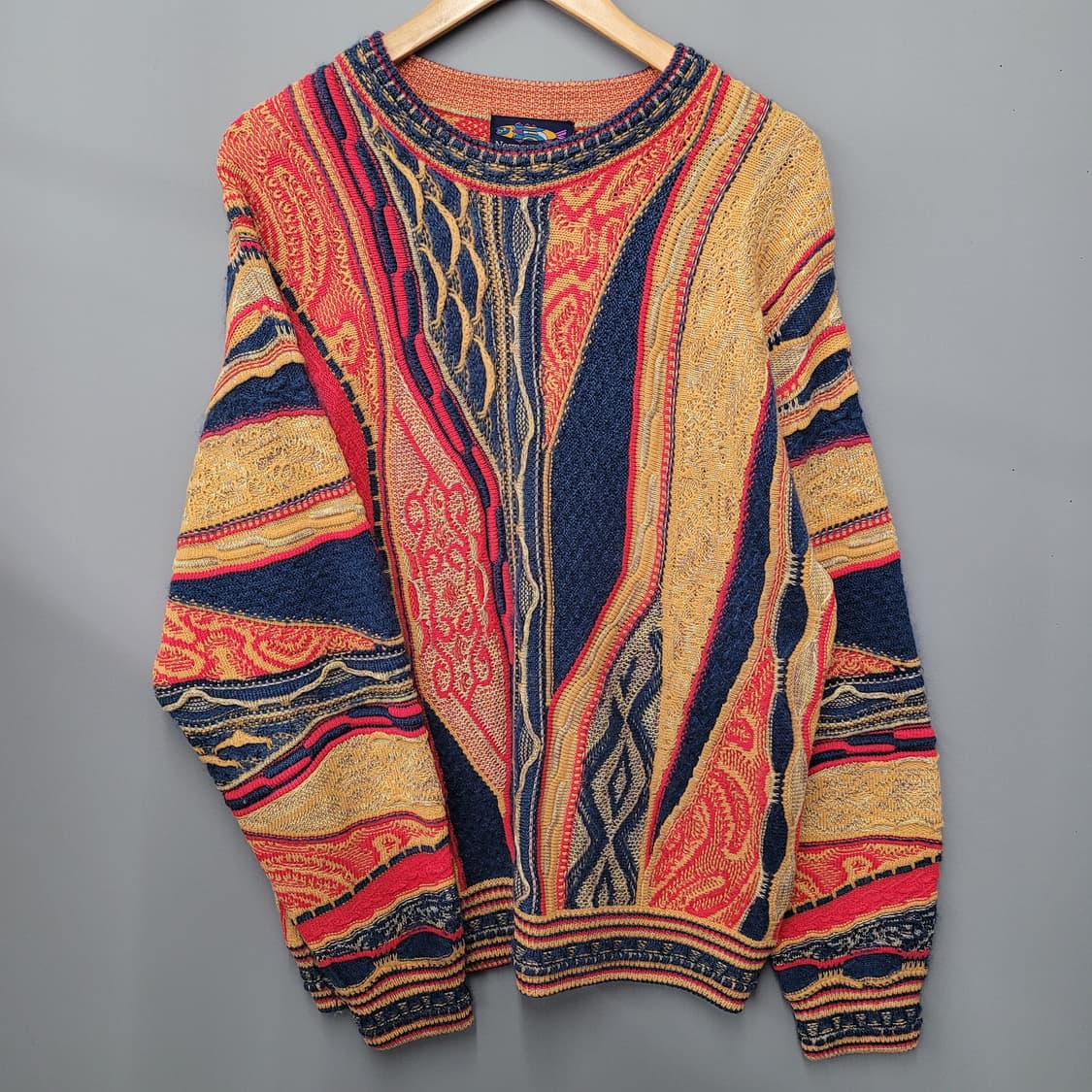 Norman - Dane 쿠지패턴 케이블 니트 상품이미지1