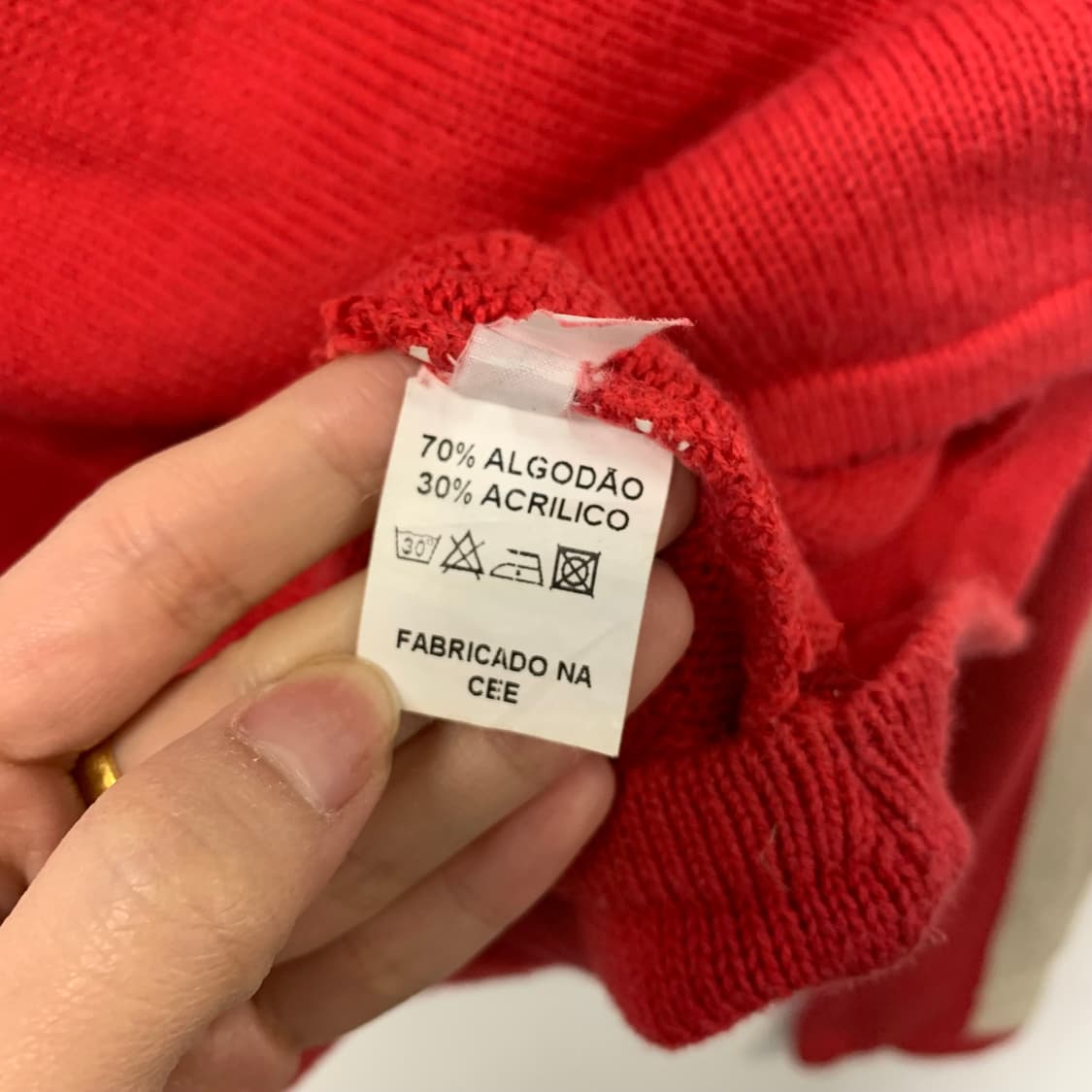 폴로 스포츠 배색 니트 상품이미지4