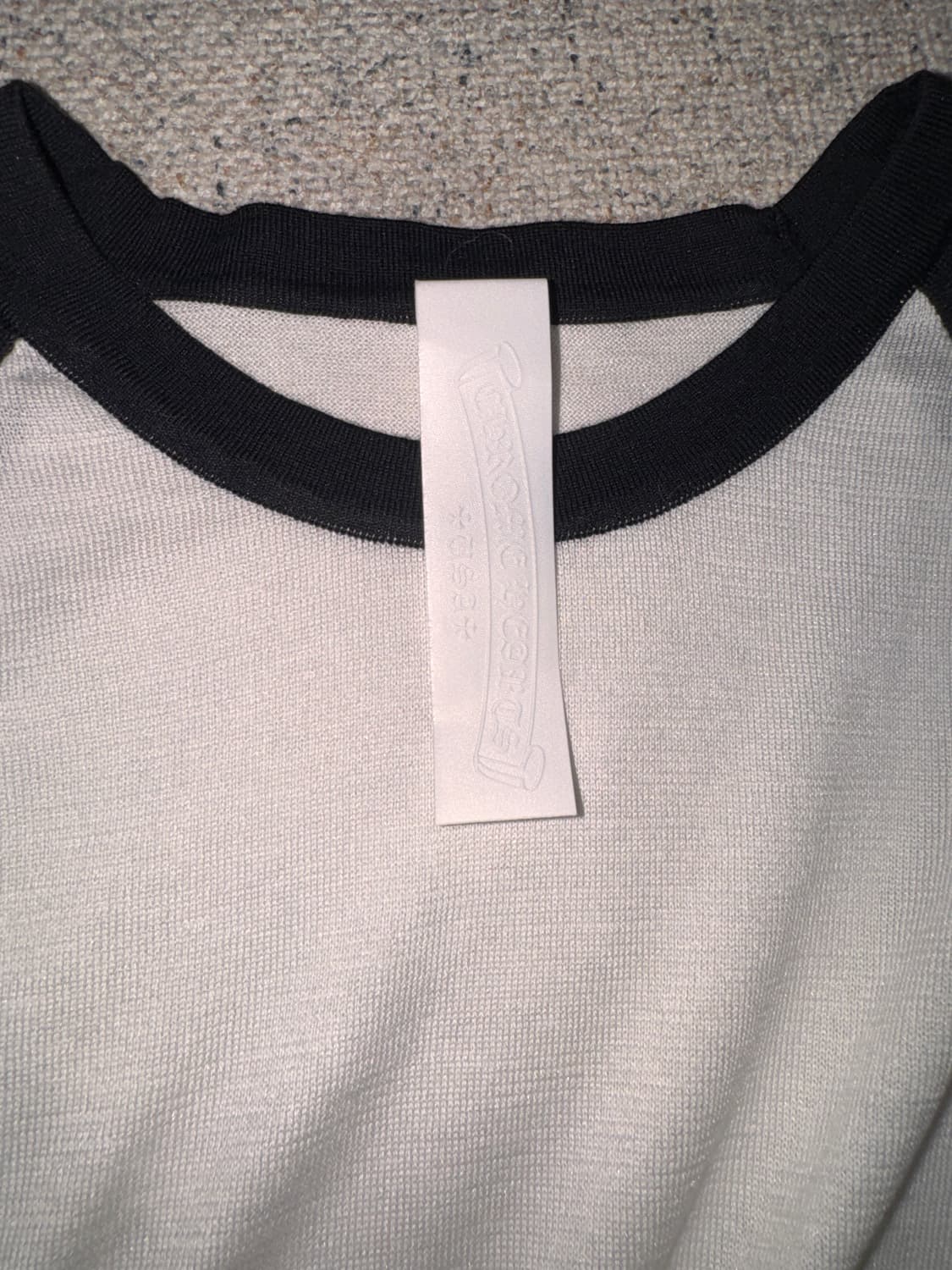 크롬하츠 세메터리 크로스 레더 패치 나그랑 롱슬리브 상품이미지8