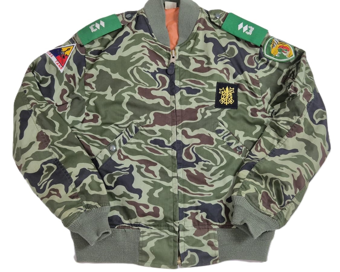 육군 구형 충정무늬 맹호부대 중위 전차병 잠바 점퍼 전투복 (M) 상품이미지8