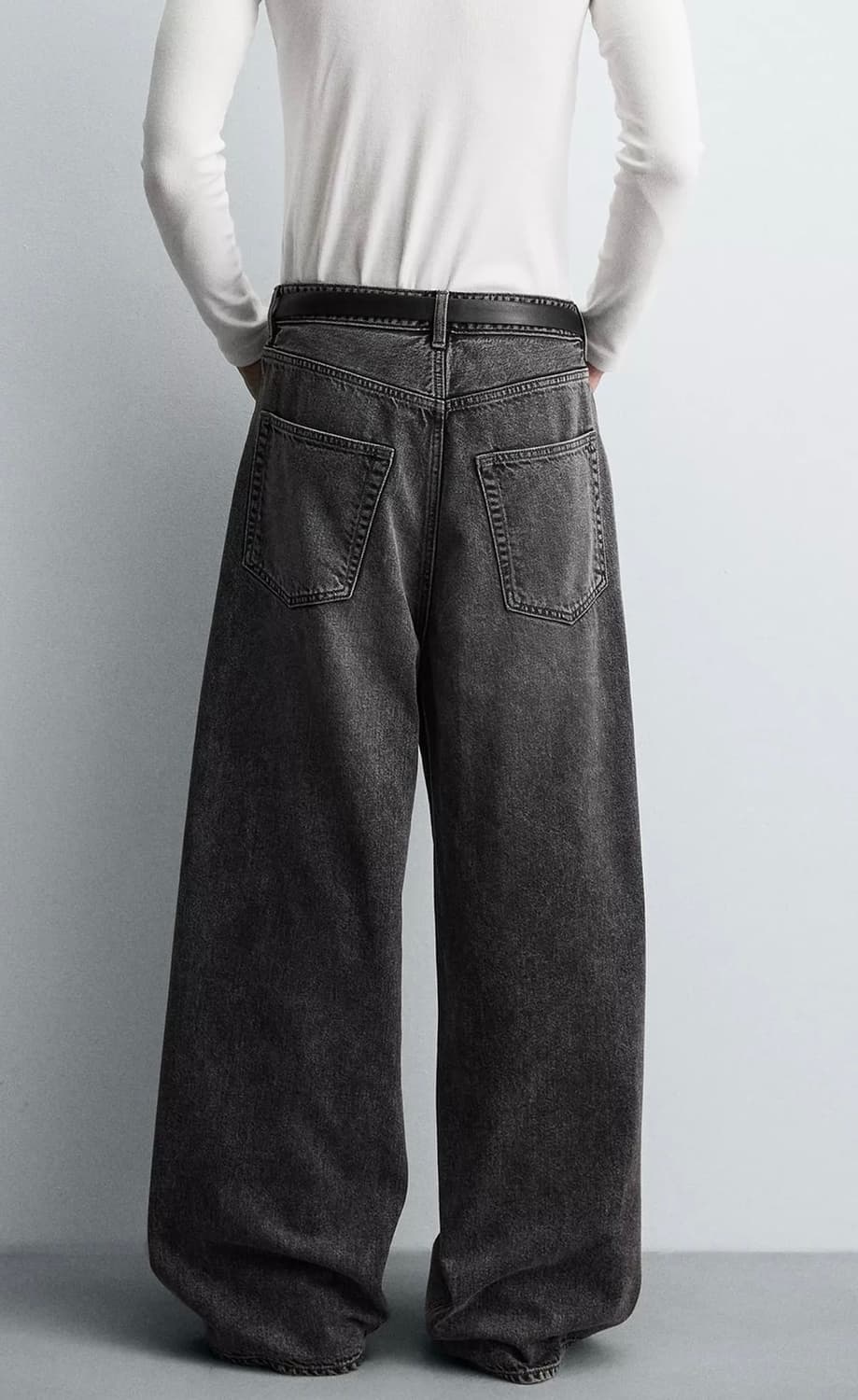 ZARA jeans baggy fit M사이즈 <커브드 팬츠> 상품이미지2