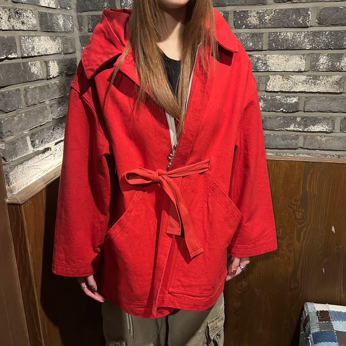 1) 언유즈드 캔버스 코튼 후드 자켓 상품이미지10