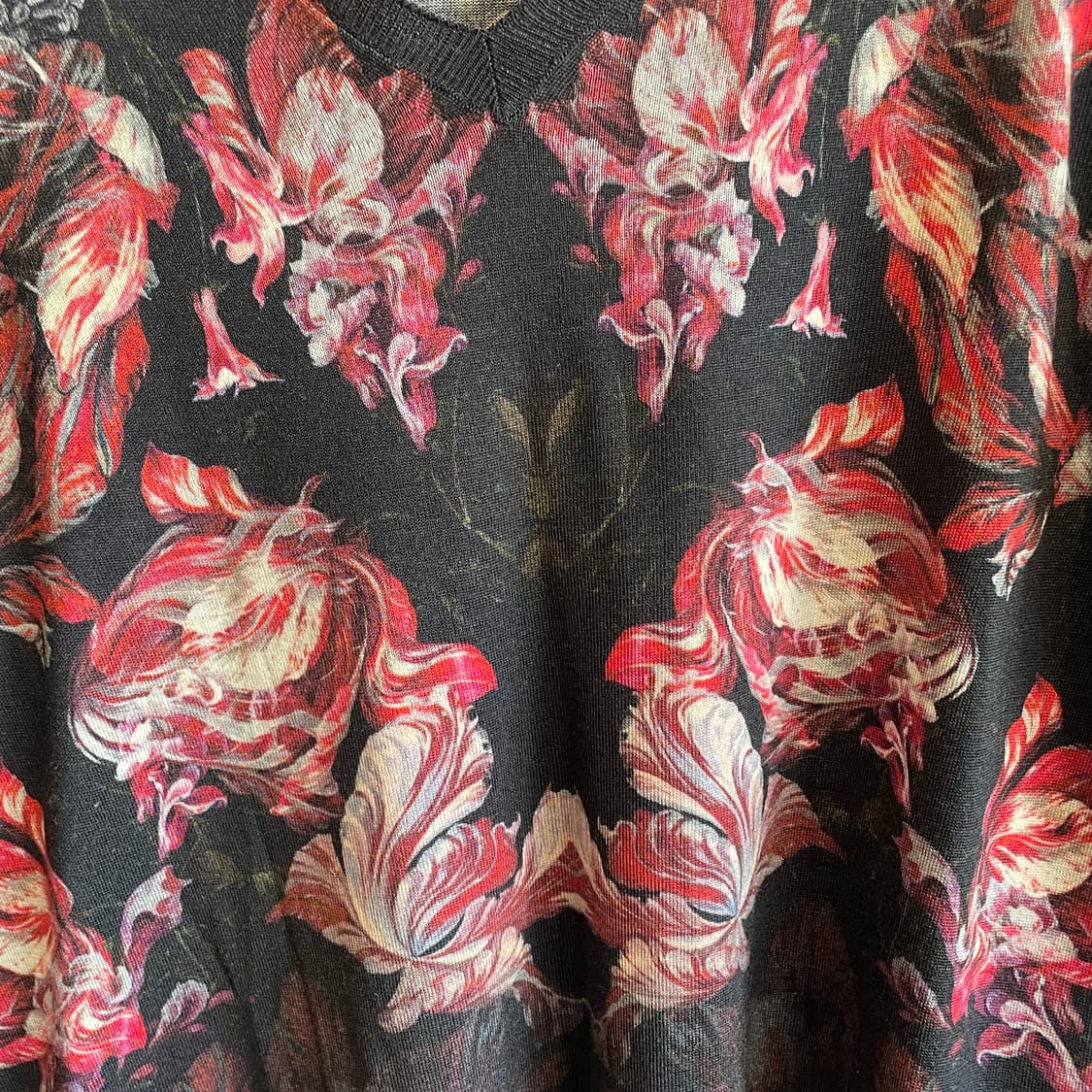 12aw 알렉산더 맥퀸 플로럴 니트 상품이미지6