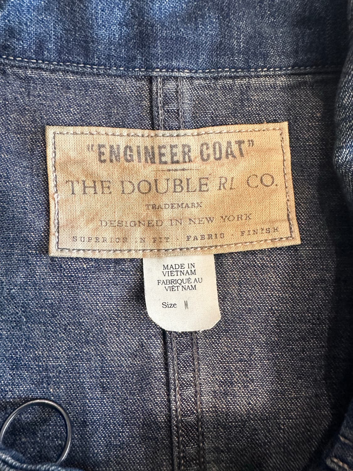 rrl 린넨 데님 엔지니어드 자켓 m 상품이미지4