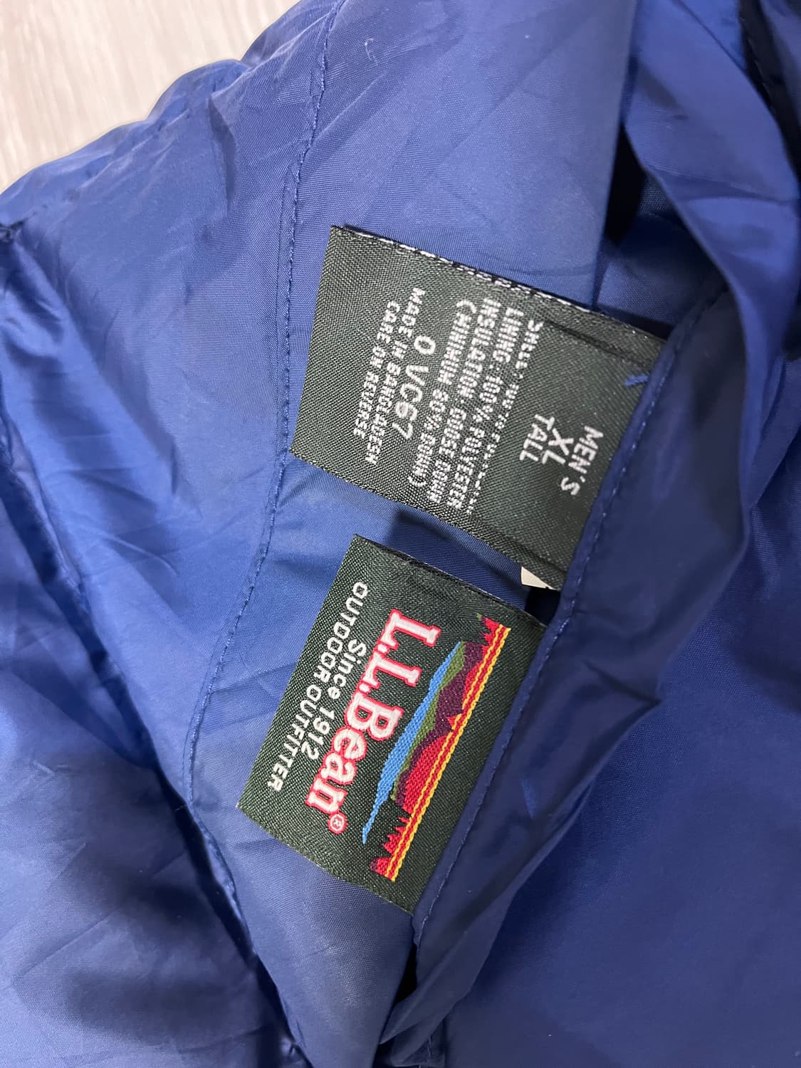 엘엘빈 구스다운 양면패딩조끼XL 상품이미지6