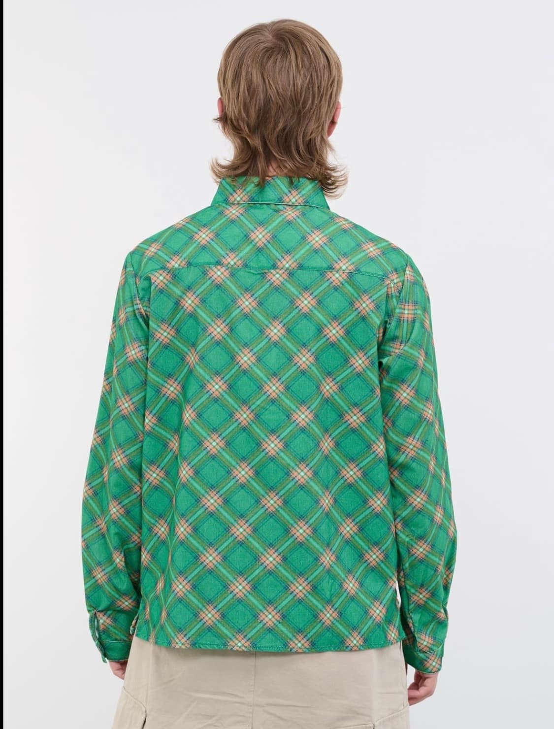 ERL 체크 패턴 셔츠 상품이미지3