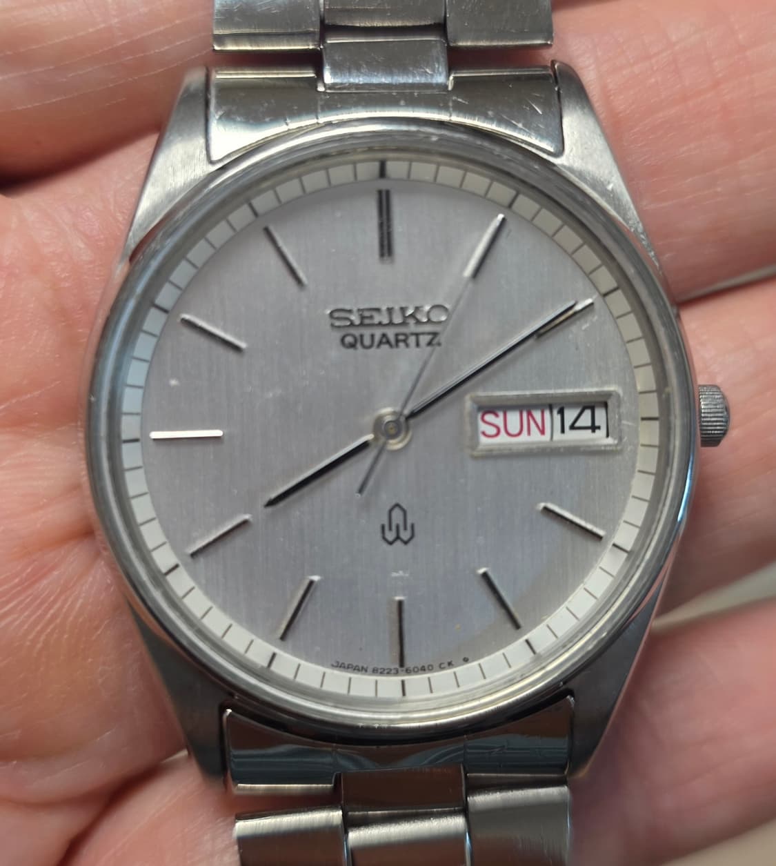 세이코 (SEIKO) 빈티지 8223-6021 쿼츠 시계(여유줄+박스) 상품이미지2