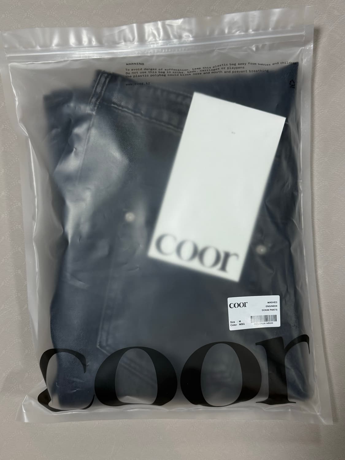 Coor 엔지니어 데님팬츠 상품이미지1