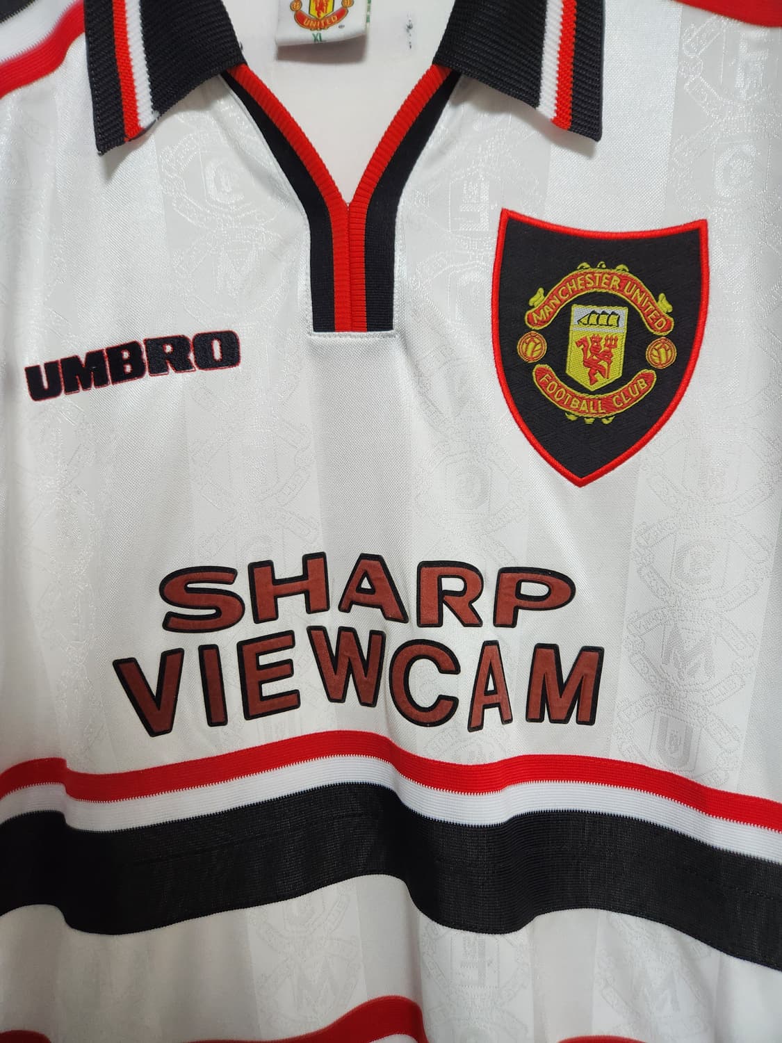 맨체스터유나이티드 98-99 축구 유니폼 XL 상품이미지5