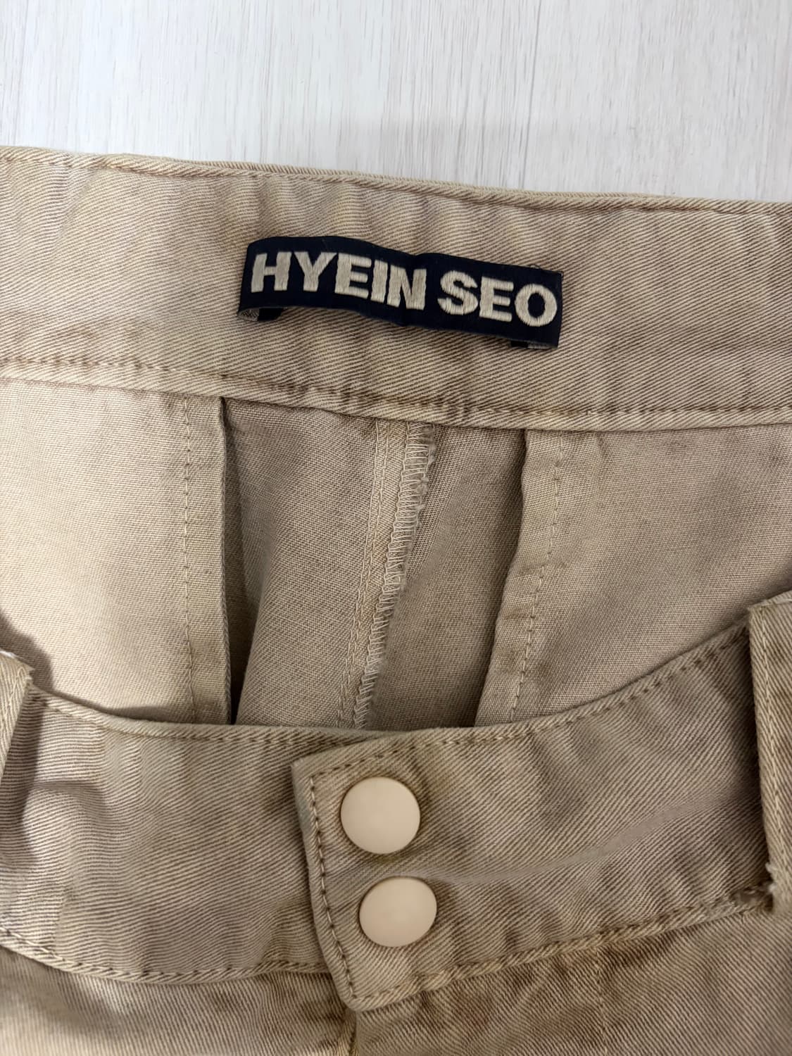 혜인서 washed cargo pants sand(4) 상품이미지5