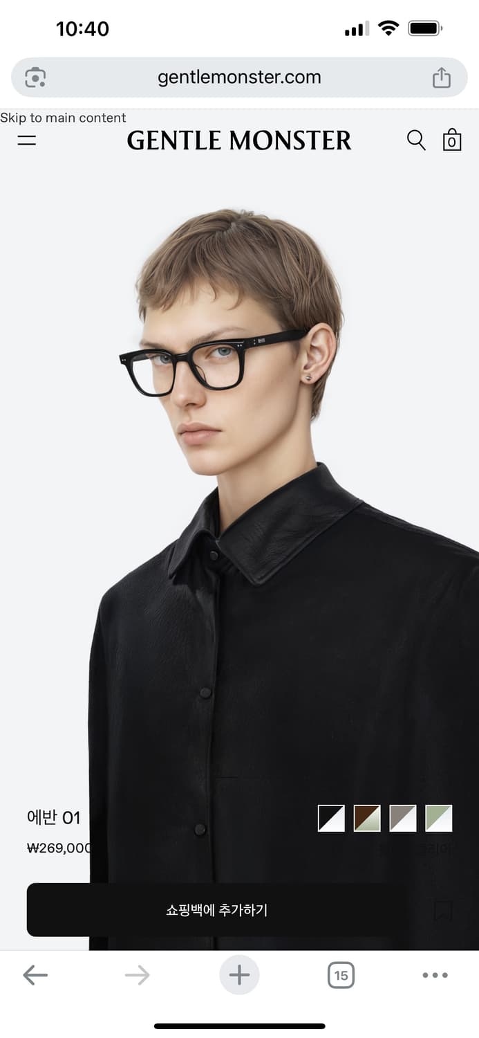 젠틀몬스터 evan 상품이미지2