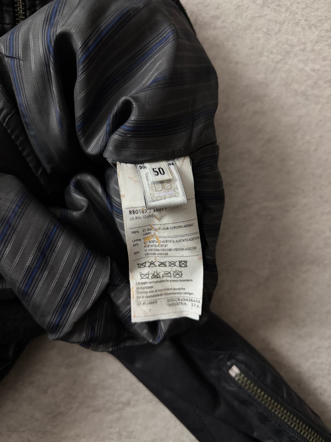 D&G 돌체앤가바나 램스킨 자켓  상품이미지10