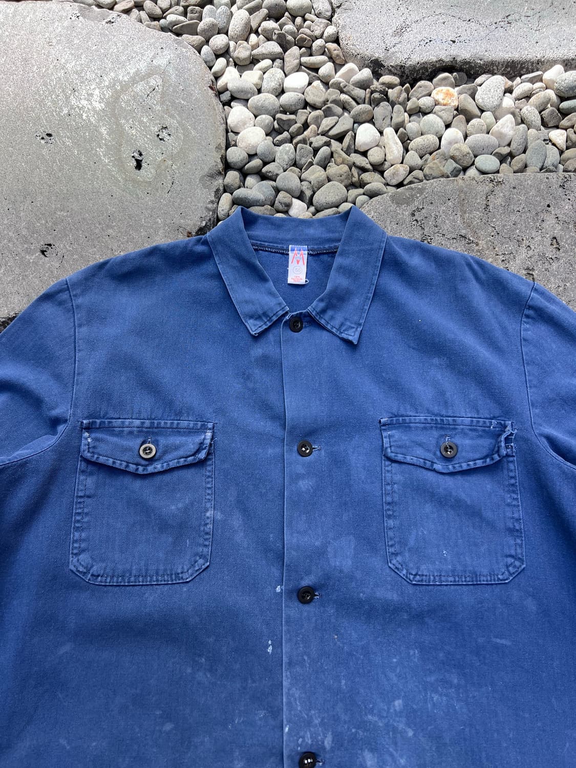 FADED VINTAGE WASHING HBT 헤링본 프렌치워크자켓 상품이미지3