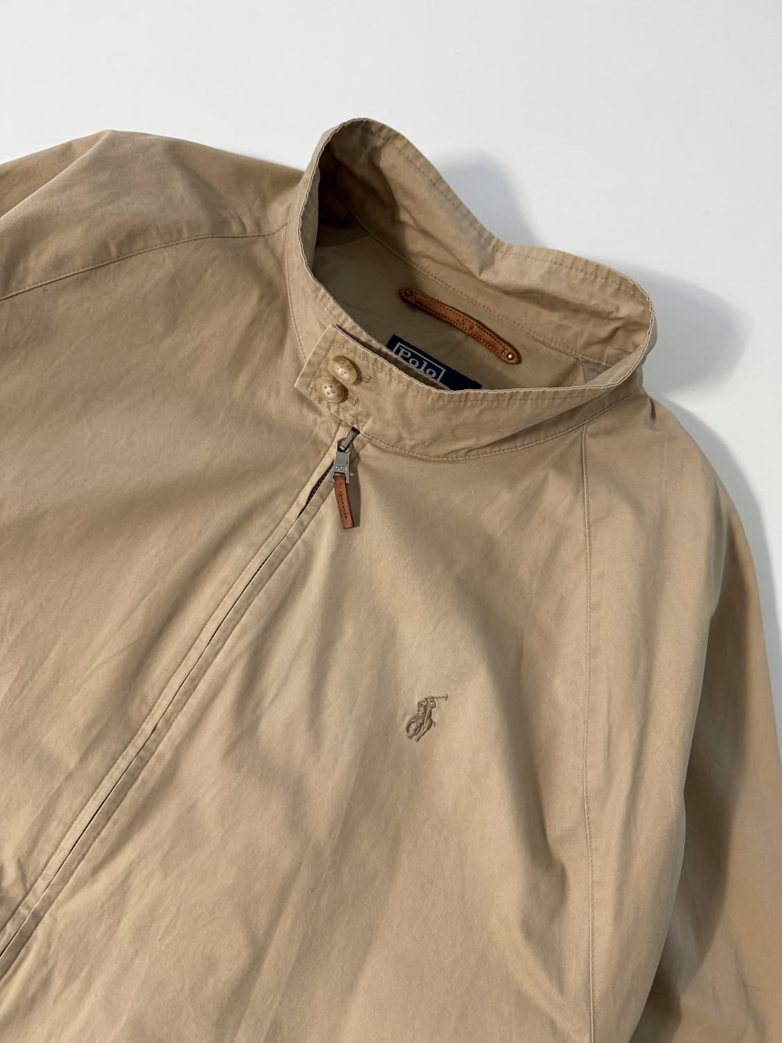 폴로 랄프로렌 오버핏 코튼 바라쿠타 베이지 헤링턴 자켓 상품이미지5
