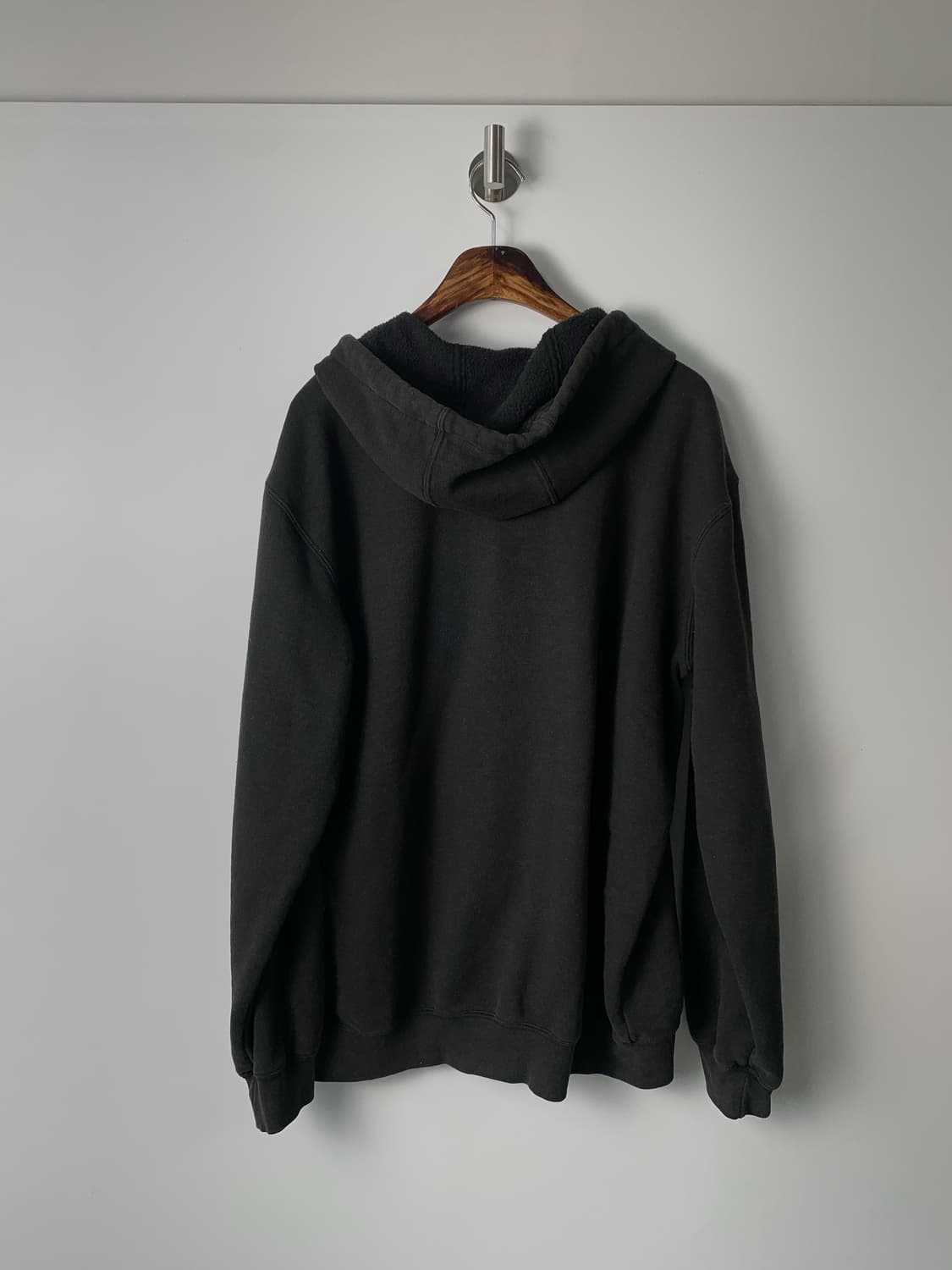 칼하트 자수로고 블랙 써멀 후드집업  상품이미지3