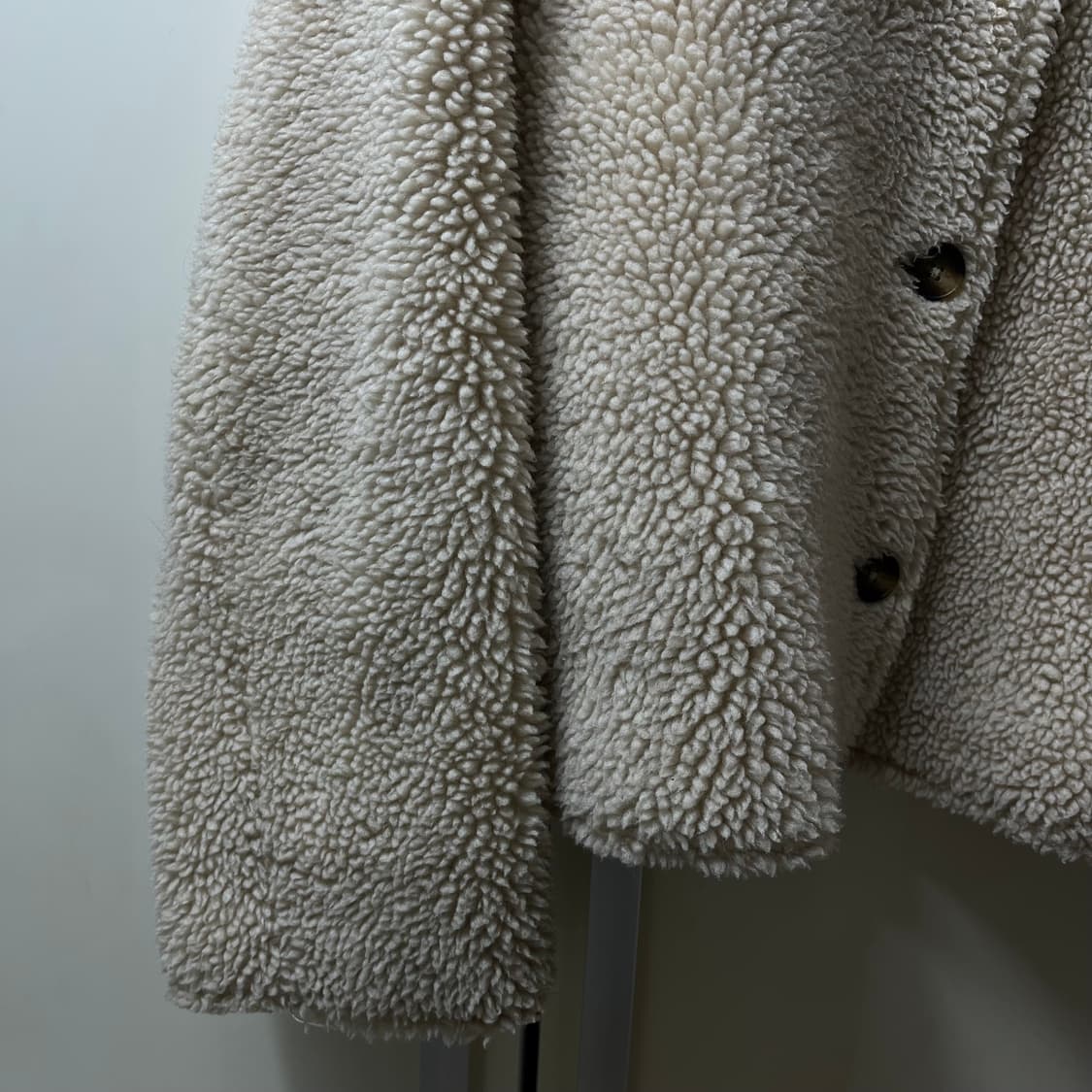 ZARA 뽀글이 플리스 버튼 자켓 11-12/152CM 상품이미지5