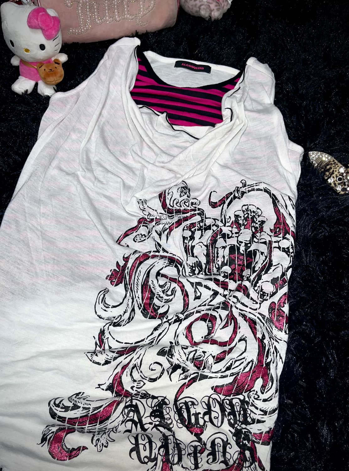 AlgonQuins 프린팅 슬리브리스 상품이미지1