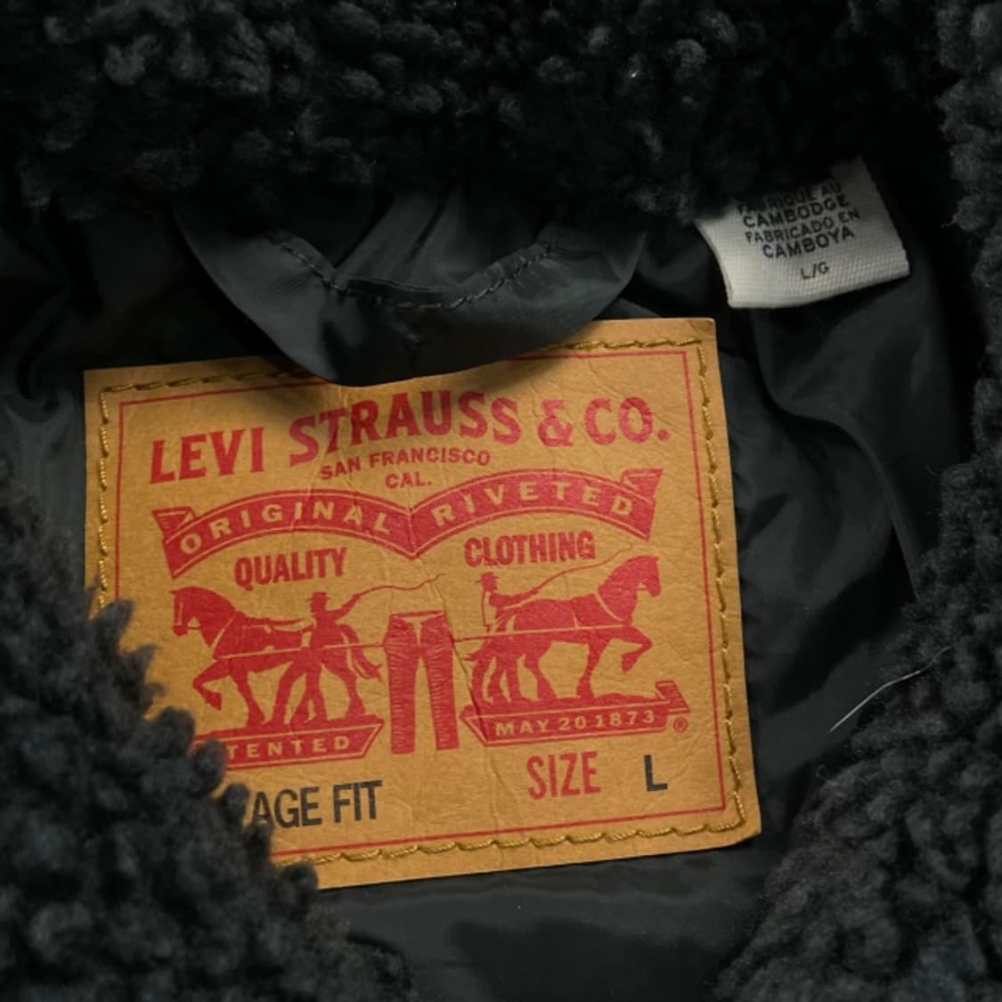 100 리바이스 쉐르파 트러커 자켓  상품이미지3