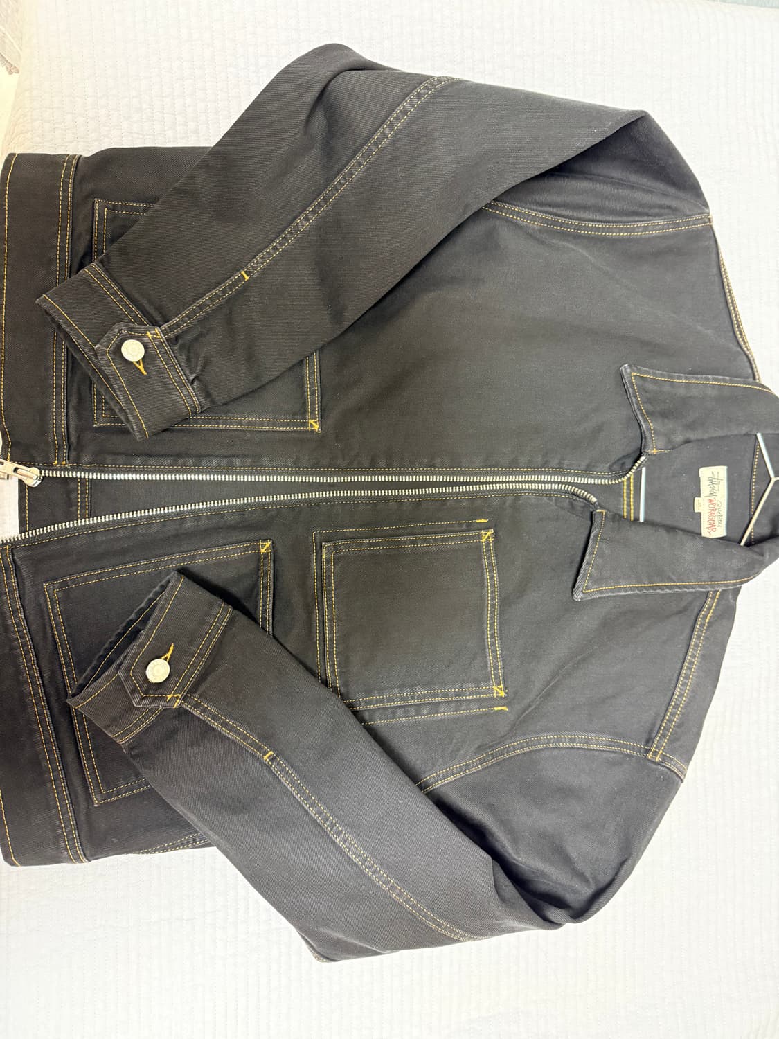 스투시 데님 워크자켓(m) 상품이미지3