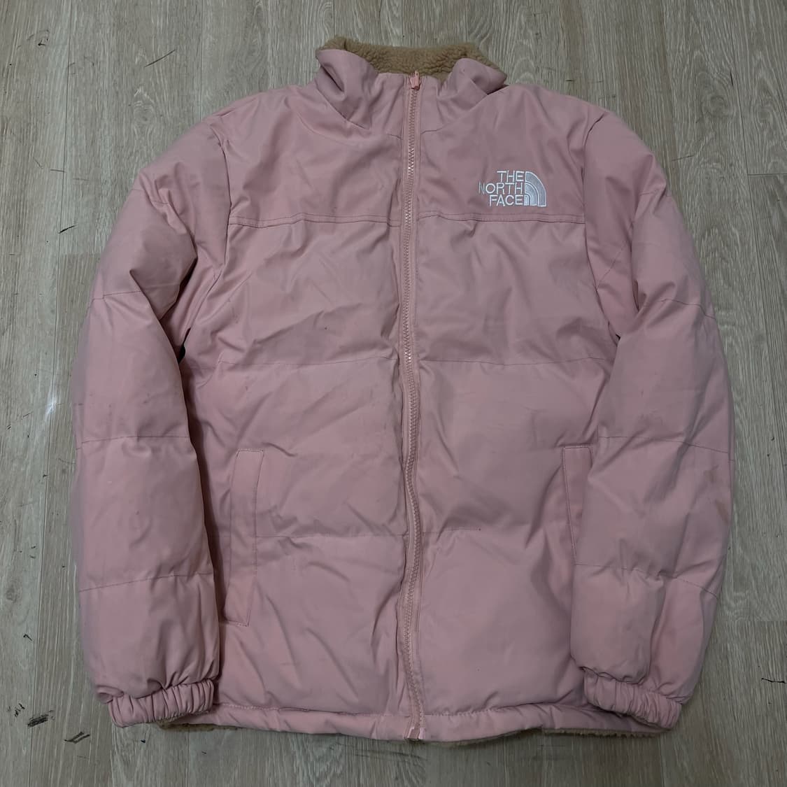 노스페이스 비베러 리버시블 후리스 패딩 S/90  상품이미지1