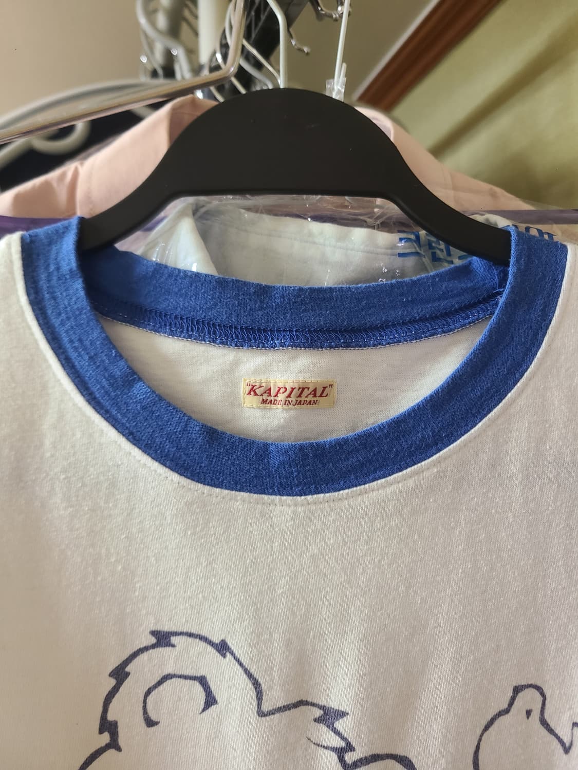 캐피탈 링거 반팔티 리틀 베어 앤 하모니 블루 Xl 상품이미지3