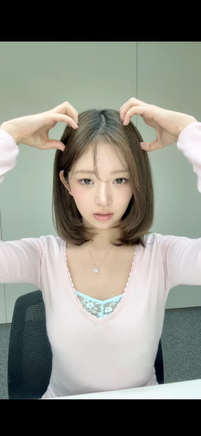 샵페어리 iris long top (pink) 레이 착용 상품이미지2