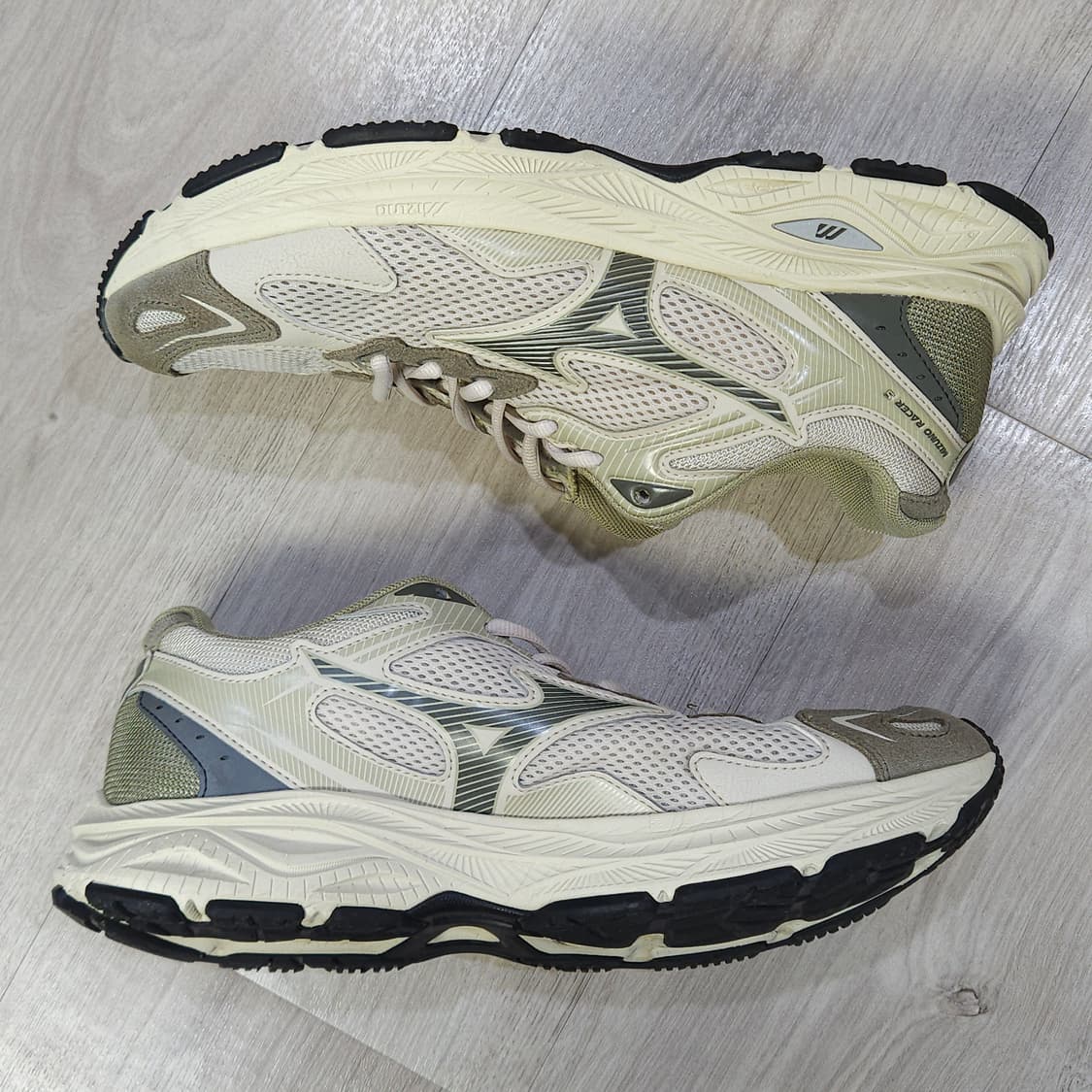 285 ) 미즈노 레이서 S 빈티지 그린 화이트 상품이미지5