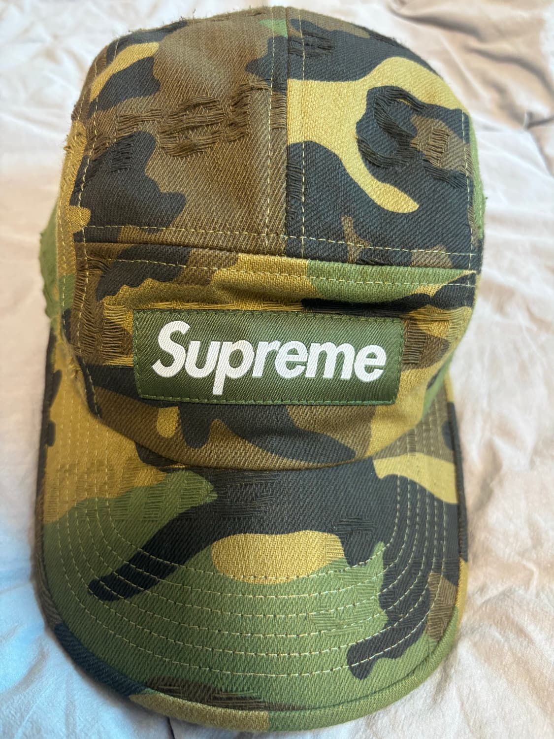 슈프림 25 fw 카모 캠프캡 상품이미지1