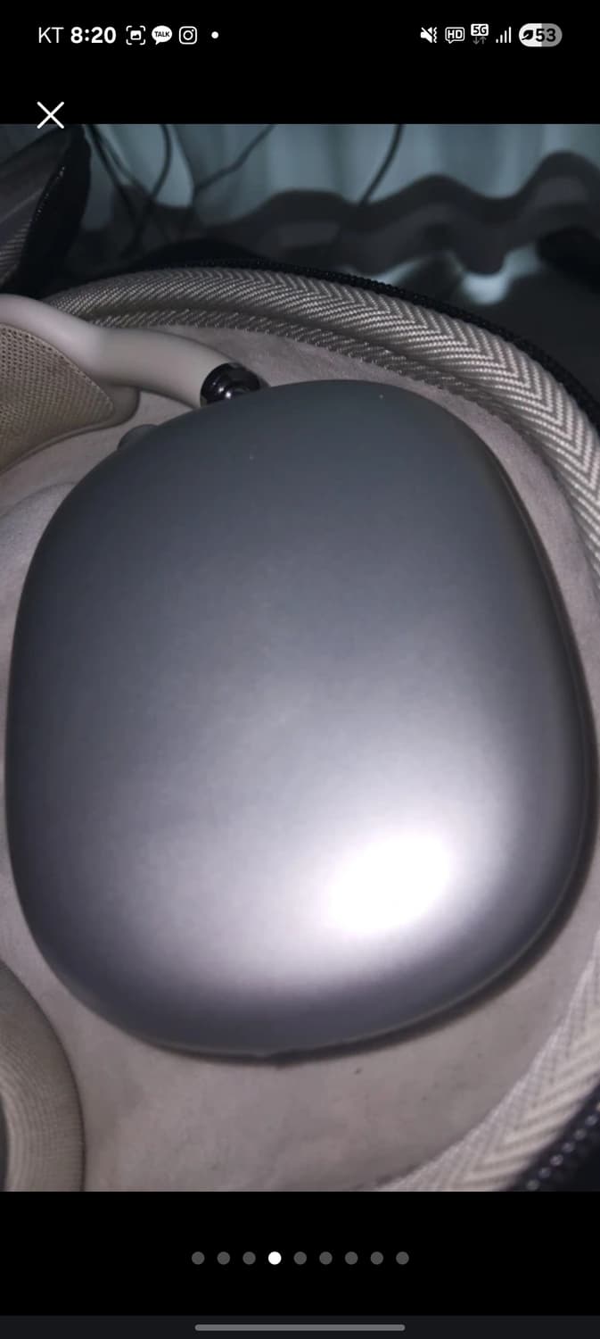 에어팟 맥스 실버 무하자 상품이미지7