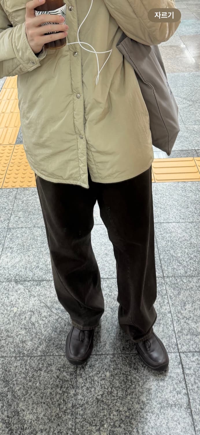 SUNFLOWER wide twist denim brown 32/32 상품이미지2