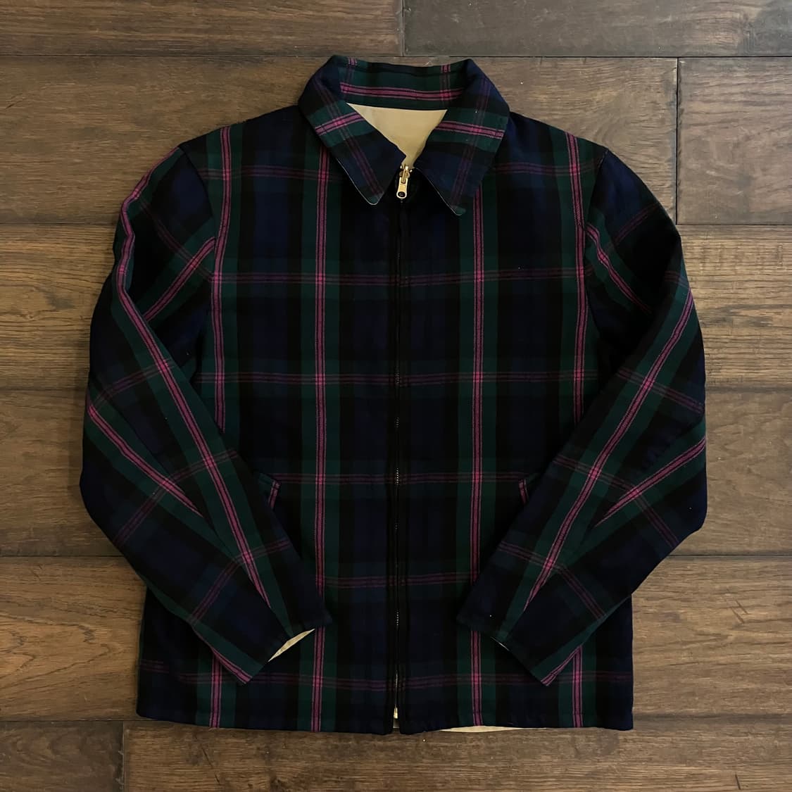 빔즈 울 & HBT 리버시블 해링턴자켓 M 상품이미지1