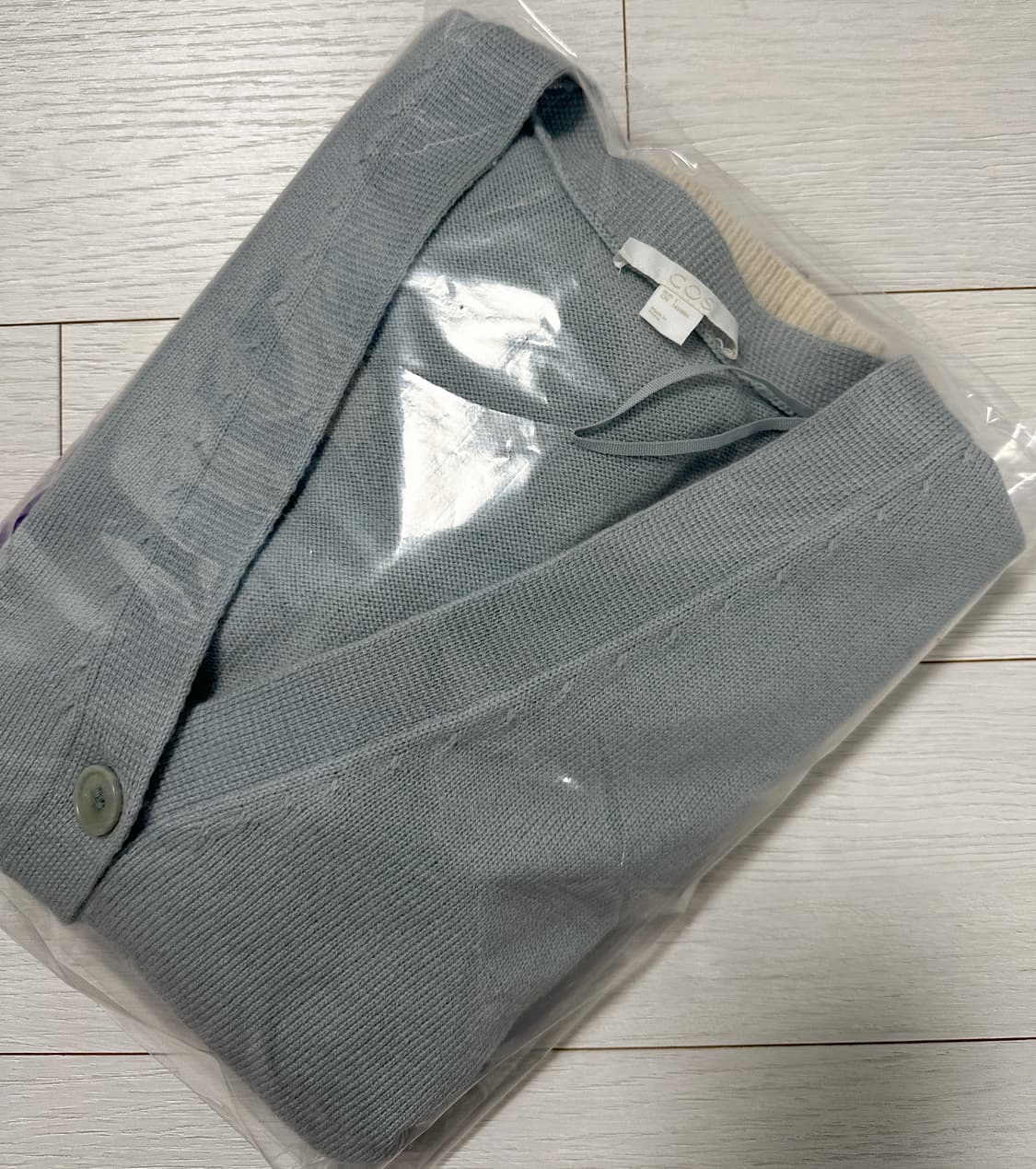 울 알파카 컬러 블록 가디건 상품이미지5