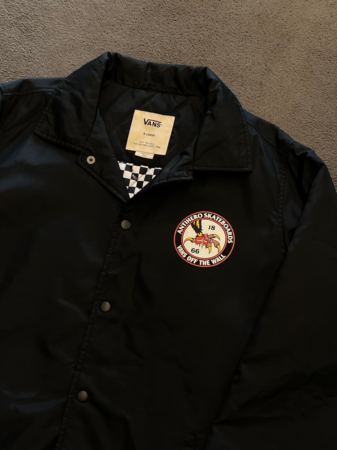 반스 x 안티히어로 누빔 코치자켓 처분  상품이미지3