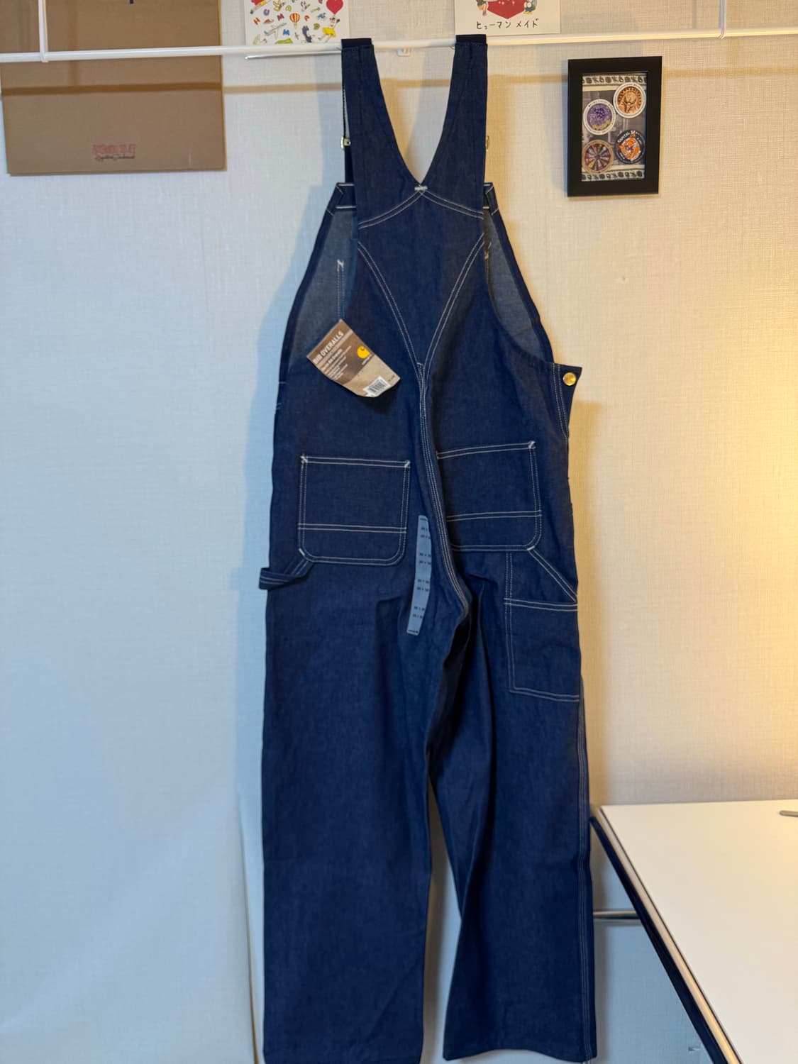 [새상품]칼하트 R08 데님 오버올 멜빵바지 상품이미지4
