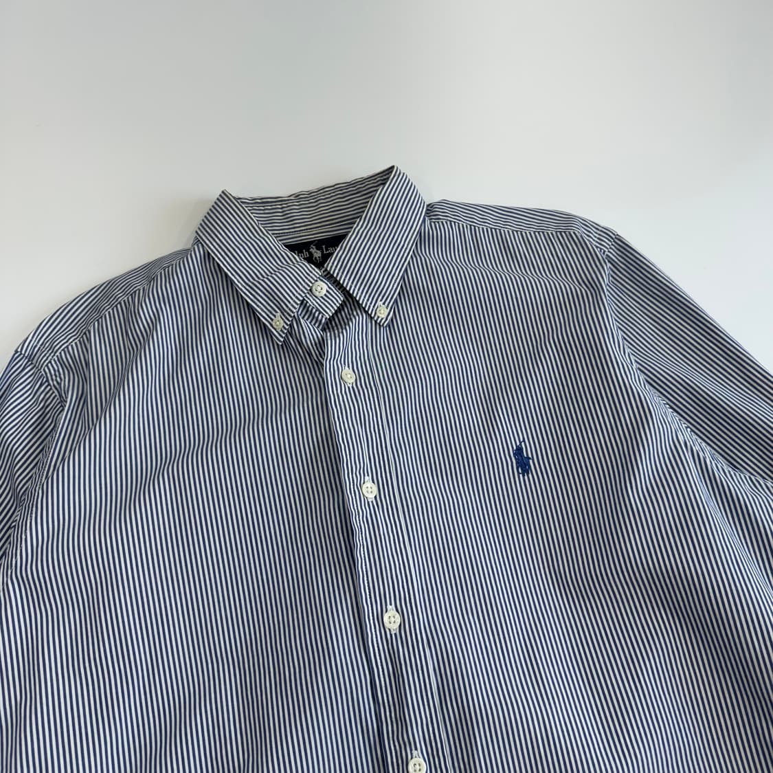 Polo 폴로 블루포니 네이비 스트라이프 셔츠 상품이미지4