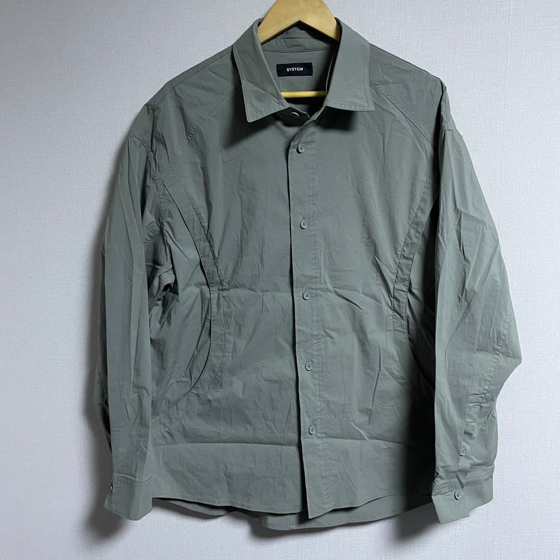 시스템 옴므 남성 후드 디테쳐블 셔츠 아우터 105 상품이미지10