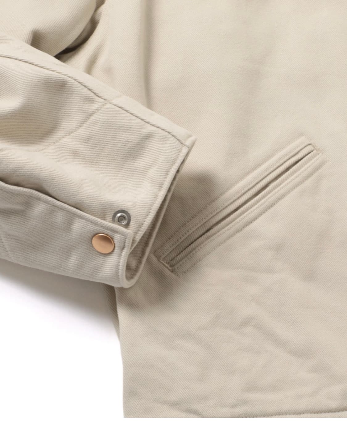 코모리 코튼 트윌 숏 집업 자켓 2,3 상품이미지4