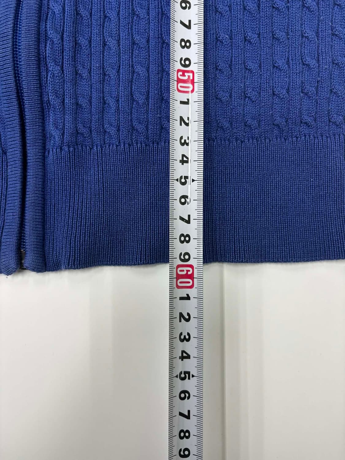 라코스테 케이블 걸즈 코튼 니트 집업 희귀져지(90) 상품이미지7