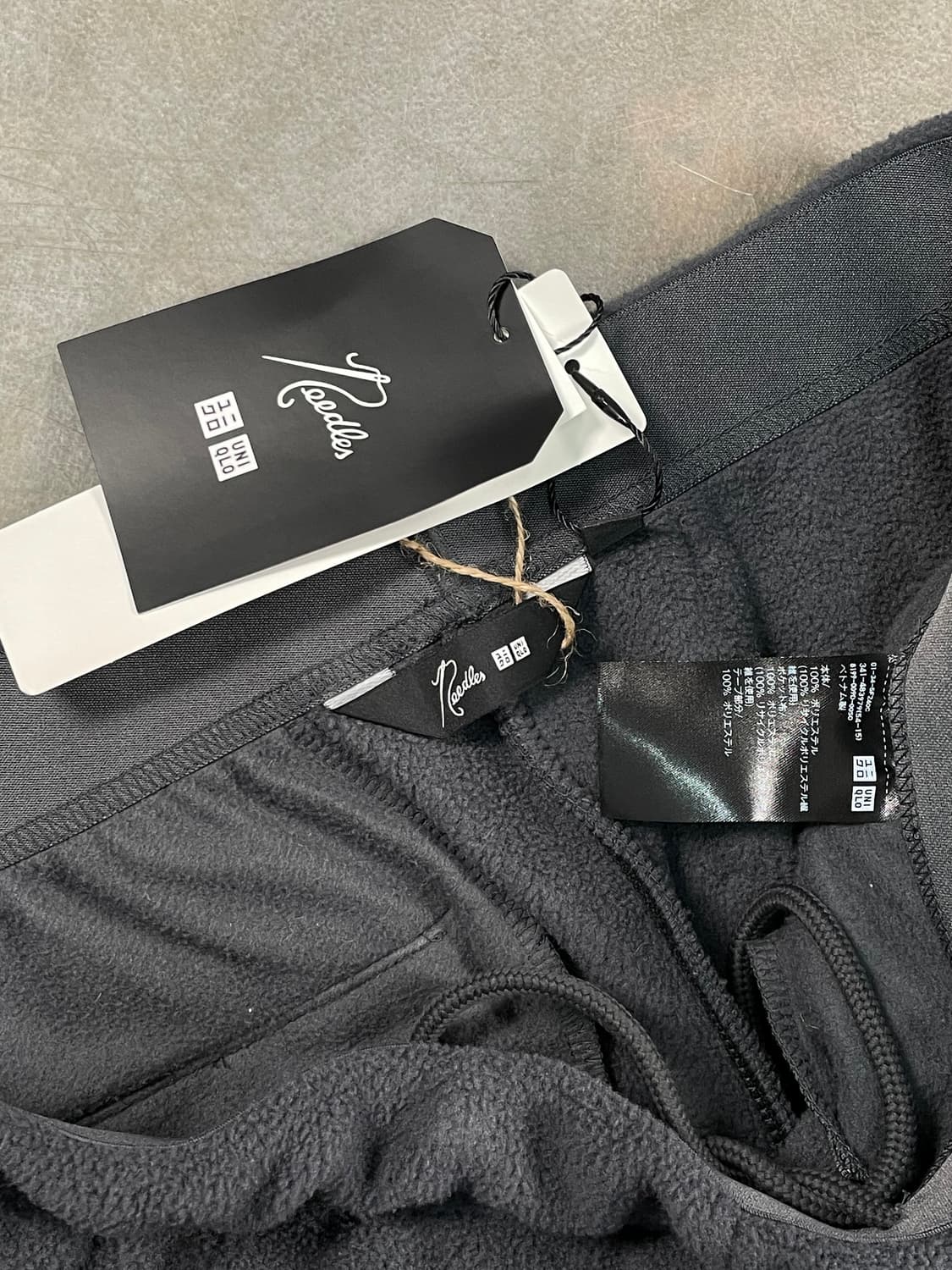 니들스 X 유니클로 플리스 트랙팬츠 상품이미지6